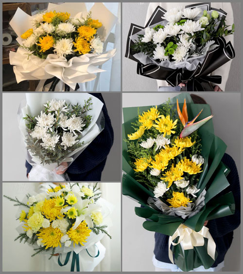 北京顺义区石园街道五里仓第一社区白事花束代送